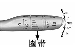 凯迪拉克xt4雨刮器怎么用，xt4雨刮器如何喷水